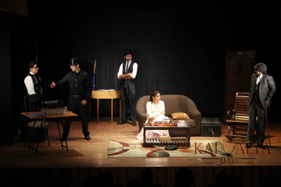 The CurtainCall Productions during one of their performances in Delhi