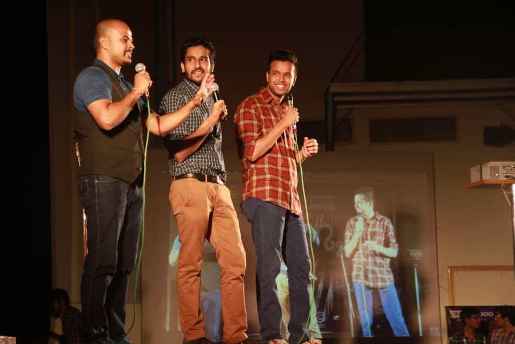 Saurabh Pant, Sahil Shah and Sapan Verma from East India Comedy performing at Oasis | Shutter Released by Kashish Madan
