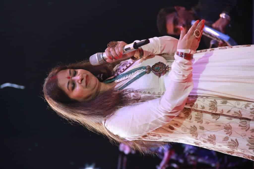 Rekha Bhardwaj performing live at Mecca 2015 | Image Credits: Kashish Madan