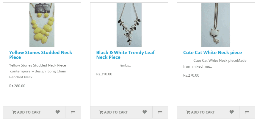 Range of low-priced necklaces introduced on Valentine's Day