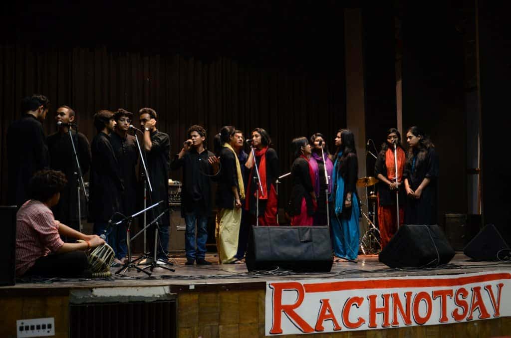 The Indian Music Society of Kirori Mal College at Hans Raj's Rachnotsav