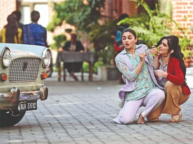 Shooting of the film Raazi (2018) at Miranda House, University of Delhi
