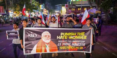 Kerala’s SIO Protests Against PM Modi’s Anti-Muslim Comments