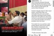 Instagram post showing protests and security intervention during the launch event of Decolonizing the Bharatiya Minds at the University of Delhi.