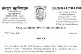 Hansraj College Suspension Row