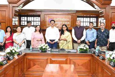 AMD’s representatives with DU’s VC Yogesh Singh