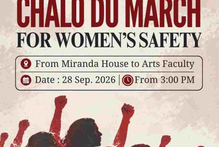 ABVP Delhi’s announcement of the ‘Chalo DU March