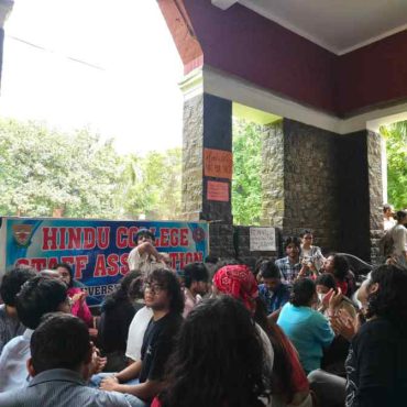 HCSA on Dharna; Teachers and Students Confront Hindu College’s Administration