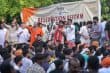 Protesters gather at a Reservation Reforms Andolan rally in Delhi