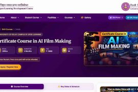 AI Film Making Course at Delhi University