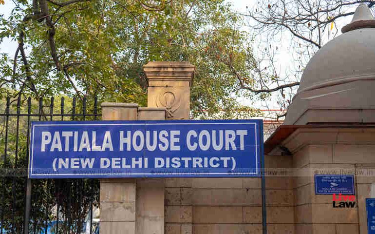 File image of the Patiala House Court signboard, New Delhi, used for the report on anticipatory bail denied to a former DU professor